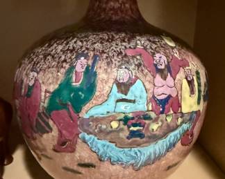 Bakumatsu-Meiji period in Japan, possibly Kutaniyaki ware, known for its intricate designs and vibrant colors