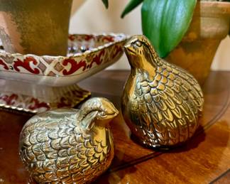MCM brass quails