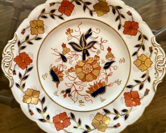 Royal Crown Derby Asian Rose cake plate