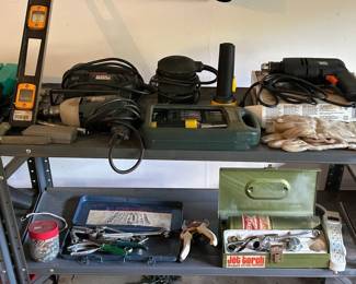 Assorted Power Tools and Hand Tools