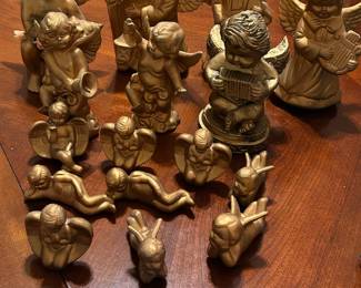 Gold Angel Figurines