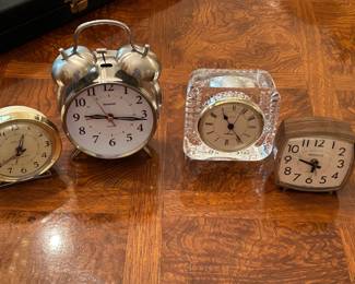 Assorted Clocks and Alarm Clocks