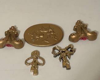 Candlestick Holders, Plaque and Tassels