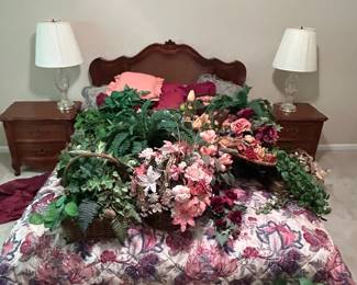 Assorted Artifical Plants and Silk Flower Arrangements