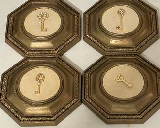 Wall Plaques w/ Skeleton Key