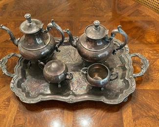 F.B. Rogers Silver Plated Tea & Coffee Set