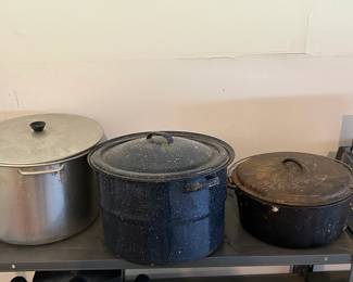 Cast Iron Dutch Oven and Stockpots