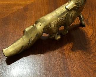 Brass Fox Figurine