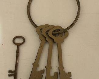 Brass Skeleton Keys