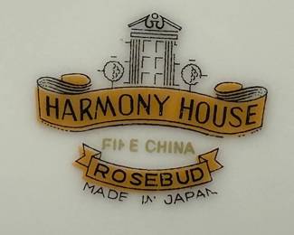 Harmony House Rosebud China Set