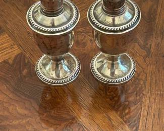 Silver Salt and Pepper Shaker Set