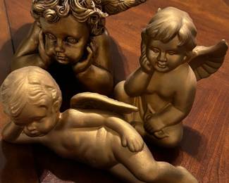 Gold Angel Figurines