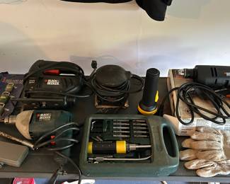 Assorted Power Tools and Hand Tools