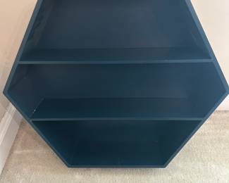 Hexagonal Wood Wall Shelf