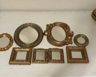 Gold Framed Mirrors and Picture Frames