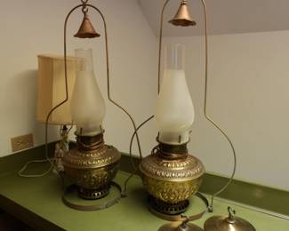 Antique Parlor Lamps