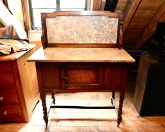 Marble Top Cabinet