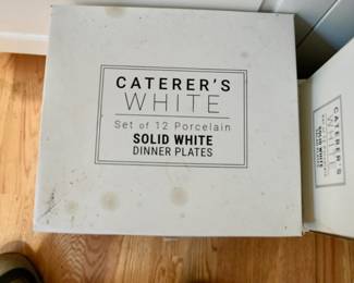 Solid White Dinner Plates