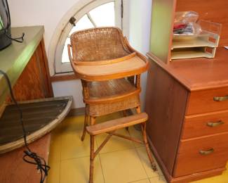 Wicker Highchair