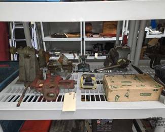2208 Vises, Clamps, Sharpening Guide and Plane Cutter