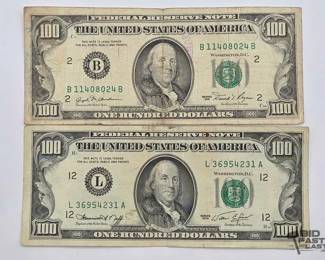 1520 2 $100 Bills