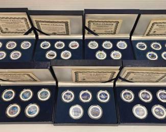 1506 7 Colorized Statehood Quarter Dollars Collection