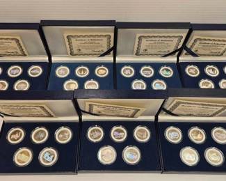 1508 7 Hologram Statehood Quarter Dollars Collection