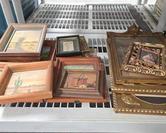 2272 14 Framed Paintings Pictures