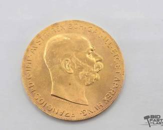 1201 1915 Australian 100 Corona Gold Coin