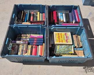 2102 4 Totes of Books Approx 84