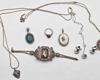 908 Sterling Silver Necklace, Bracelet and More, 79.9g