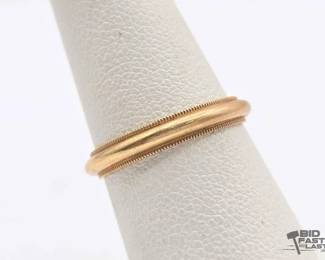 740 14k Gold Band, 2.6g