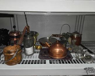 2328 Kettle, Tray, Pans, Pitcher, Grinder Ice Buckets