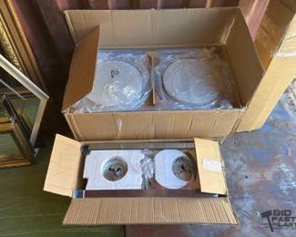 6542 In Ceiling Speakers with Mounting Bridges Rails
