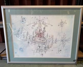 6006 Framed Print By Frederick Rowland Emett