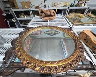 2212 2 Large Hanging Wall Mirrors