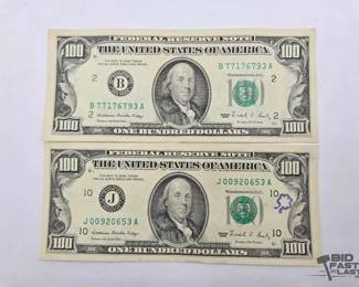 1532 2 1988 $100 Bill