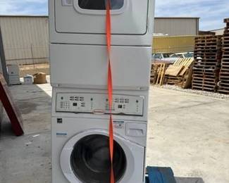 2708 Speed Queen Commercial Stacked Washer and Dryer