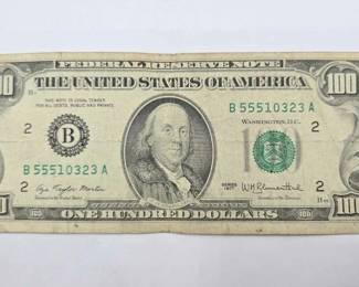 1522 1977 $100 Bill