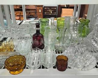 2276 Glass Decanter, Goblets More
