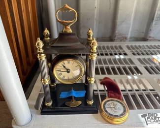 7524 Bombay Mantel Clock Pocket Watch