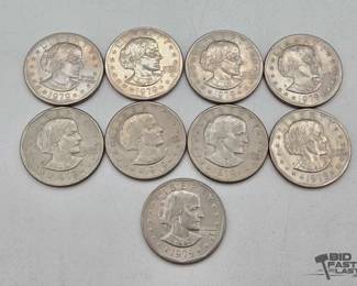 1554 9 1979 Susan B Anthony $1 Dollar Coins