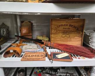 2318 Wooden Boxes, Brooms, 3D Picture Glasses More