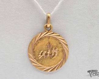 744 14k Gold Pendant, 2.5g