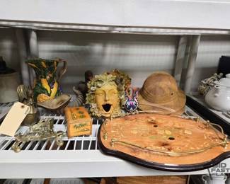2316 Pitcher, Tray, Hats, Vases and More