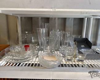 7522 Glass Vases, Bowls and Trays