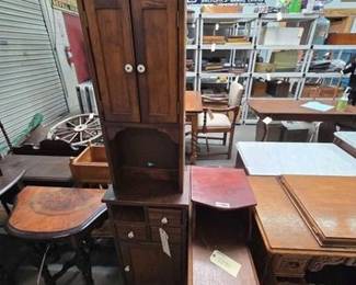 2030 Spice Cabinet and Wooden Table