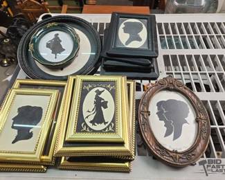 2260 17 Silhouette Framed Pictures