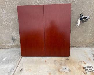 2716 White Board Cabinet
