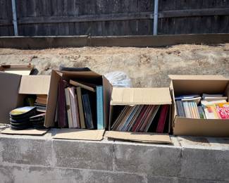 Records, DVD's Books